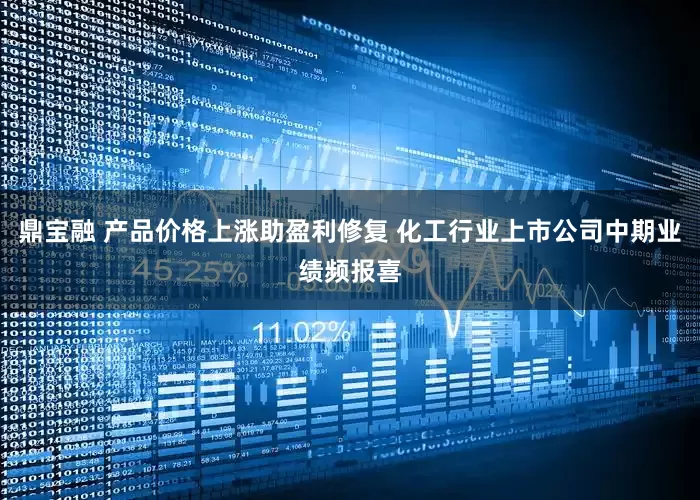 鼎宝融 产品价格上涨助盈利修复 化工行业上市公司中期业绩频报喜