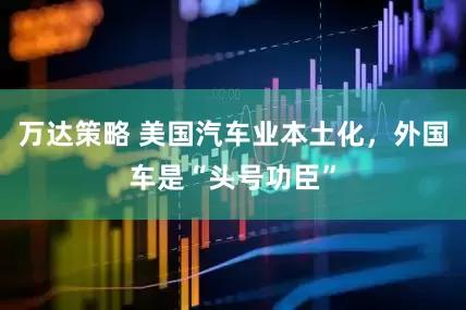 万达策略 美国汽车业本土化，外国车是“头号功臣”